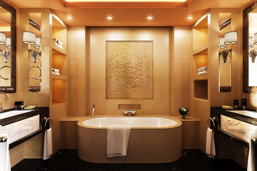 Arredare il bagno di un hotel di lusso: gli elementi essenziali